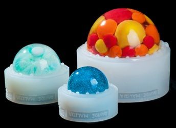 Bolas moldes de silicona para Showpieces Línea Malizia - moldes de Bolas